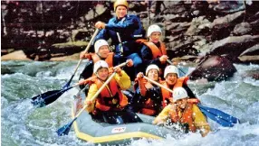  ??  ?? File picture of white-water rafting.