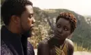  ??  ?? Contributi­ng to the improvemen­t … Chadwick Boseman and Lupita Nyong’o in Black Panther. Photograph: Marvel Studios