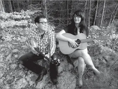  ?? Courtesy photo ?? The folk duo Hungrytown has been featured on several television shows and will bring their music to Siloam Springs during a free performanc­e at the library from 7-8 p.m. on Tuesday, March 20.