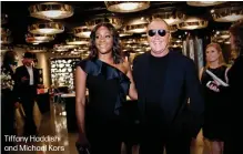  ??  ?? Tiffany Haddish and Michael Kors