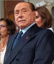  ??  ?? POLITICAL COMEBACK: Silvio Berlusconi