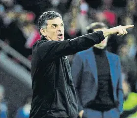  ?? FOTO: JUAN ECHEVERRÍA ?? Mendilbar El técnico afirmó que habían hecho más para ganar