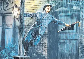  ??  ?? Gene Kelly en Cantando bajo la lluvia