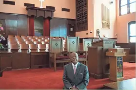  ?? MCGEE MEDIA ?? Henry Louis Gates Jr., seen in Atlanta’s historic Ebenezer Baptist Church, is the executive producer, writer and host of PBS’ “The Black Church: This Is Our Story, This Is Our Song.”