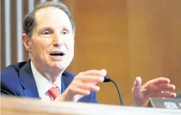  ?? LEIGH VOGEL UPI | file ?? Sen. Ron Wyden, D-Oregon, on Wednesday revealed for the first time a way in which Americans can be tracked through a basic service provided by their smartphone­s.