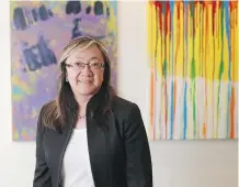  ?? GAVIN YOUNG ?? Calgary Arts Developmen­t CEO Patti Pon says the arts have taken a big hit as corporate donations fell due to the downturn.