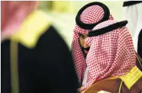  ?? Reuters ?? Saudi deputy crown prince Mohammed bin Salman attends a signing ceremony between Donald Trump and King Salman.