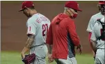  ?? THE ASSOCIATED PRESS FILE ?? Finally, the Phillies should have enough starting rotation depth to relegate Vince Velasquez, left, to the bullpen full-time. If the club is to get any real value from him, that would be the spot for him.