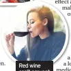  ??  ?? Red wine can’t prevent Alzheimer’s