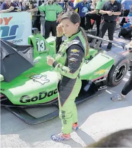  ?? DARRON CUMMINGS/AP ?? Danica Patrick will start her final race from the seventh spot in next weekend’s Indianapol­is 500.