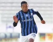  ?? LAPRESSE/SPADA ?? Urby Emanuelson con la maglia dell’Atalanta