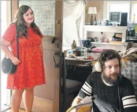  ?? Allyson Riggs Hulu ?? ANNIE (Aidy Bryant), a budding journalist, visits Ryan (Luka Jones), an oafish hook-up who may be a contender for something more, in the new comedy “Shrill.”