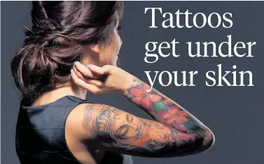  ?? Picture / 123RF ?? Cells called macrophage­s gobble up foreign tattoo ink to protect the body from further invasion.