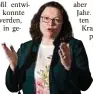  ??  ?? Spd-chefin Andrea Nahles. Foto: Bernd von Jutrczenka