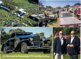  ?? ?? Ex-merriweath­er Duesenberg J-531 was Best in Show