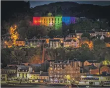  ??  ?? The first Pride march in Oban took place in 2019.