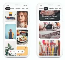  ?? PINTEREST ?? Pinterest’s Today tab aims to educate and inspire during uncertain times.