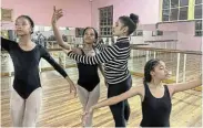  ?? ?? FORM AND FUNCTION: Ariana Bailey, who took over the Toynbee Ballet Academy in 2015 from Gwen-Mary Wells, and her team of new and old dancers will host their first show this week