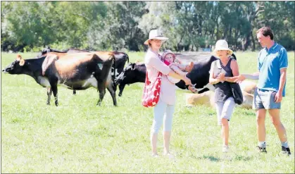  ??  ?? Farm open days help to show the wider population what farming is about, Darryl Jensen says.