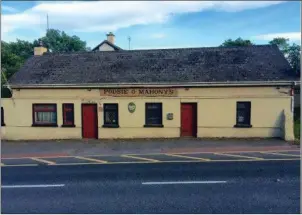  ??  ?? The former Podsie O’Mahony’s Bar at Srelane, Ovens is one of the properties set to go under the hammer at the Allsop online auction on July 13.