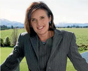  ??  ?? Fairlie farmer Leonie Guiney has been voted in as a Fonterra director.