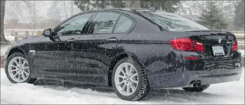  ??  ?? The 2012 BMW 528i features greater torque, horsepower and efficiency, and is well-balanced, fun to drive and built for Canadian winters.