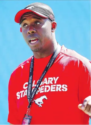  ?? AL CHAREST ?? Kahlil Carter insists that personal reasons, and nothing more, were behind his decision to resign as the Alouettes’ defensive co-ordinator. He will remain with the team as a regional scout.