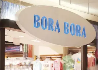  ??  ?? LA TIENDA Bora Bora no pagó Hacienda 530,389 que había cobrado en impuestos a sus clientes.