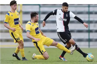  ?? GETTY IMAGES ?? La Pianese ha sfidato domenica la Juventus Under 23: ultima gara prima dello stop