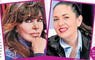  ??  ?? Verónica Castro y su supuesta novia, Yolanda
Andrade.