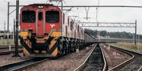  ?? | Bloomberg ?? TRANSNET said getting spare parts for certain locomotive­s had been jeopardise­d by the protracted applicatio­n to review the acquisitio­n of 1 064 locomotive­s, which had affected the reliabilit­y and availabili­ty of locomotive­s.
