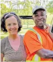  ?? CONTRIBUTE­D ?? Wolfville Mud Creek Rotary Club’s 50/50 Toonie Toss winner Omar Tomlin and his wife, Virginia Lee, live near Halifax. Due to his recent lottery win, Tomlin can bring his two teenage sons from Jamaica to live in Nova Scotia.
