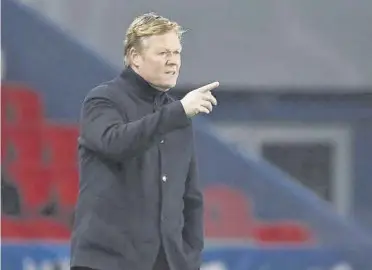  ?? //V. ENRICH ?? Koeman apunta a seguir como entrenador del Barça la próxima temporada