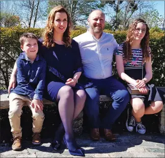  ??  ?? sent home to die: Vicky Phelan and family at her daughter’s confirmati­on this weekend