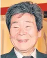  ??  ?? Isao Takahata.