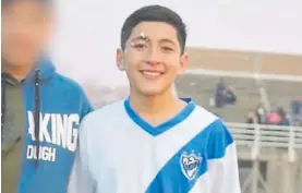  ?? ?? La víctima. Tomás Sánchez (18) jugaba en las inferiores de Midland.