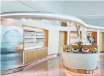  ?? — Supplied photos ?? New food and beverage concepts at the emirates business class lounge in Dubai internatio­nal Airport include a barista experience in partnershi­p with Costa Coffee and a health hub.