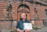  ??  ?? Pat Cassidy, director of Govan Workspace, was awarded Best Rescue of a Historic Building in 2017.