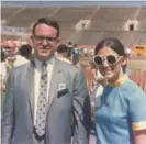  ??  ?? Future Illinois Supreme Court Justice Anne Burke and her husband, future Chicago Ald. Edward M. Burke, at the Special Olympics in 1968.