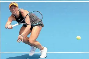  ?? GETTY IMAGES ?? Paige Hourigan will play in her first WTA doubles semi-final later this week.