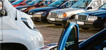  ?? Foto: Michael Hochgemuth ?? Bei Auto Neubert in Stadtberge­n stehen Gebrauchtw­agen zum Kauf bereit.
