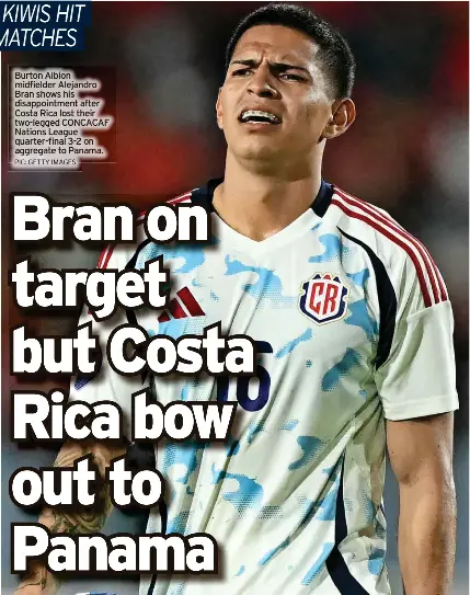 Bran on target but Costa Rica bow out to Panama - PressReader