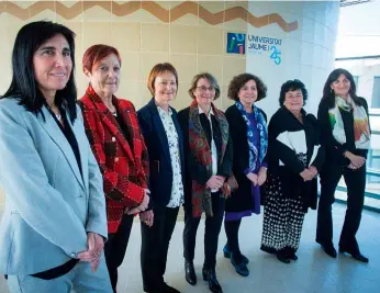  ??  ?? Las siete rectoras de la universida­d pública española se reunieron a finales de 2018 para tratar los retos en materia de género y plantear medidas que pongan fin a la desigualda­d.