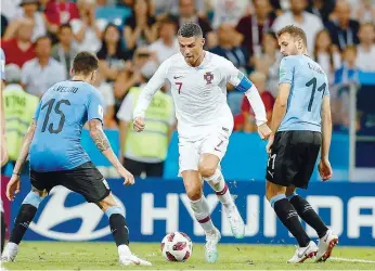  ?? ?? O último Portugal-Uruguai terminou com derrota lusa por 2-1