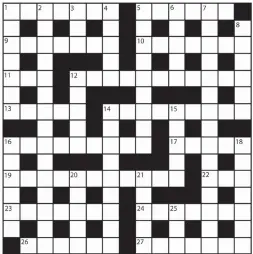  ?? PRIZES of £20 will be awarded to the senders of the first three correct solutions checked. Solutions to: Daily Mail Prize Crossword No. 15,768, PO BOX 3451, Norwich, NR7 7NR. Entries may be submitted by second-class post. Envelopes must be postmarked no l ??