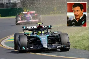  ?? Photos: Motorsport Images ?? Hamilton failed to finish the race as Mercedes was off the pace again