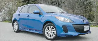  ?? B R I A N H A R P E R / D R I V I NG ?? You’ll find a Mazda3 handles well and is among the least expensive used- car options.