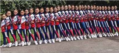  ?? Holly Francesca Photograph­y ?? ●●The team pictured before last year’s Dance World Cup 2021