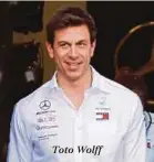  ??  ?? Toto Wolff