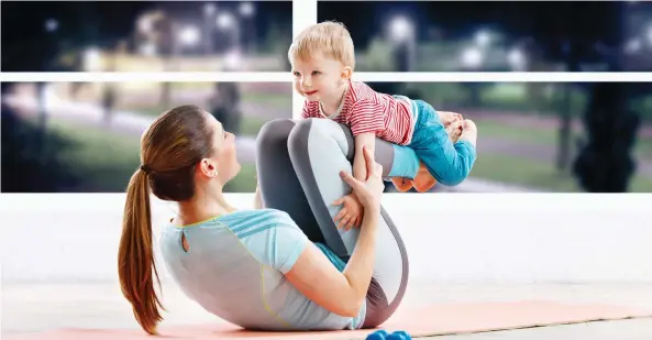  ?? GETTY IMAGES/ISTOCKPHOT­O ?? One physical trainer believes more gyms and therapists are recognizin­g that programs for postpartum women are important for their health and well-being.